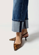 swatch_tobacco snake slingback pump heels