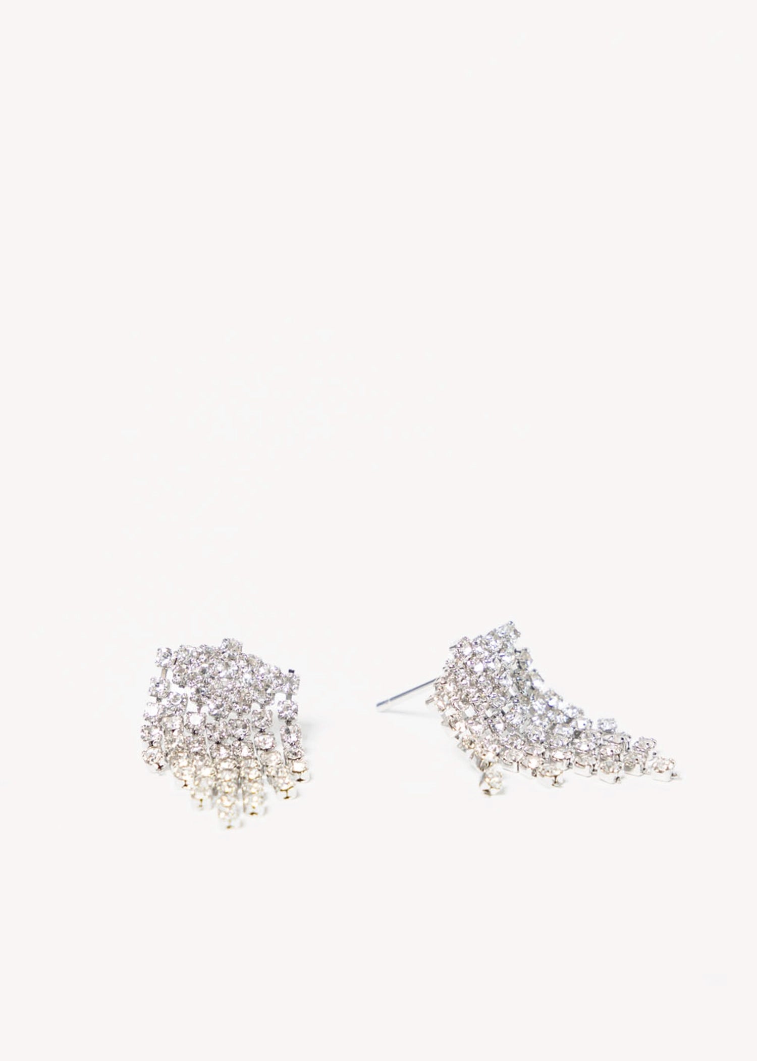 swatch_Silver CZ drop earring
