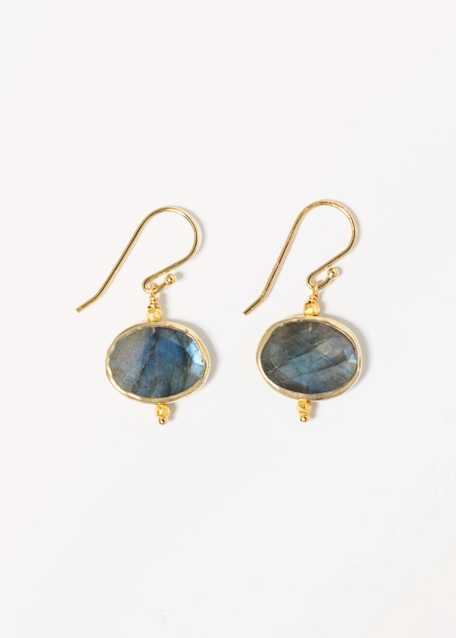 swatch_Blue/Gold labradorite earring