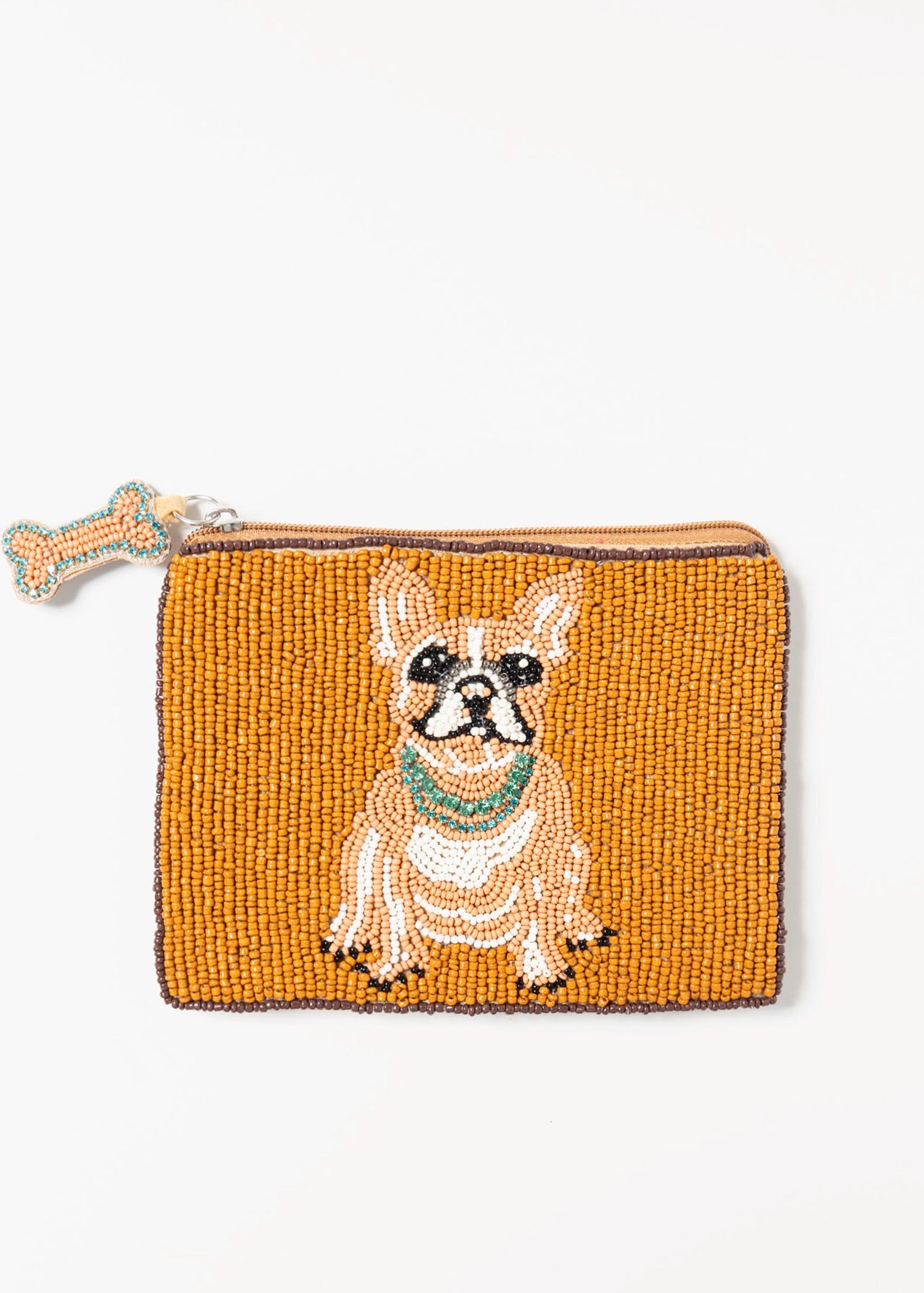 swatch_Bulldog beaded coin purse