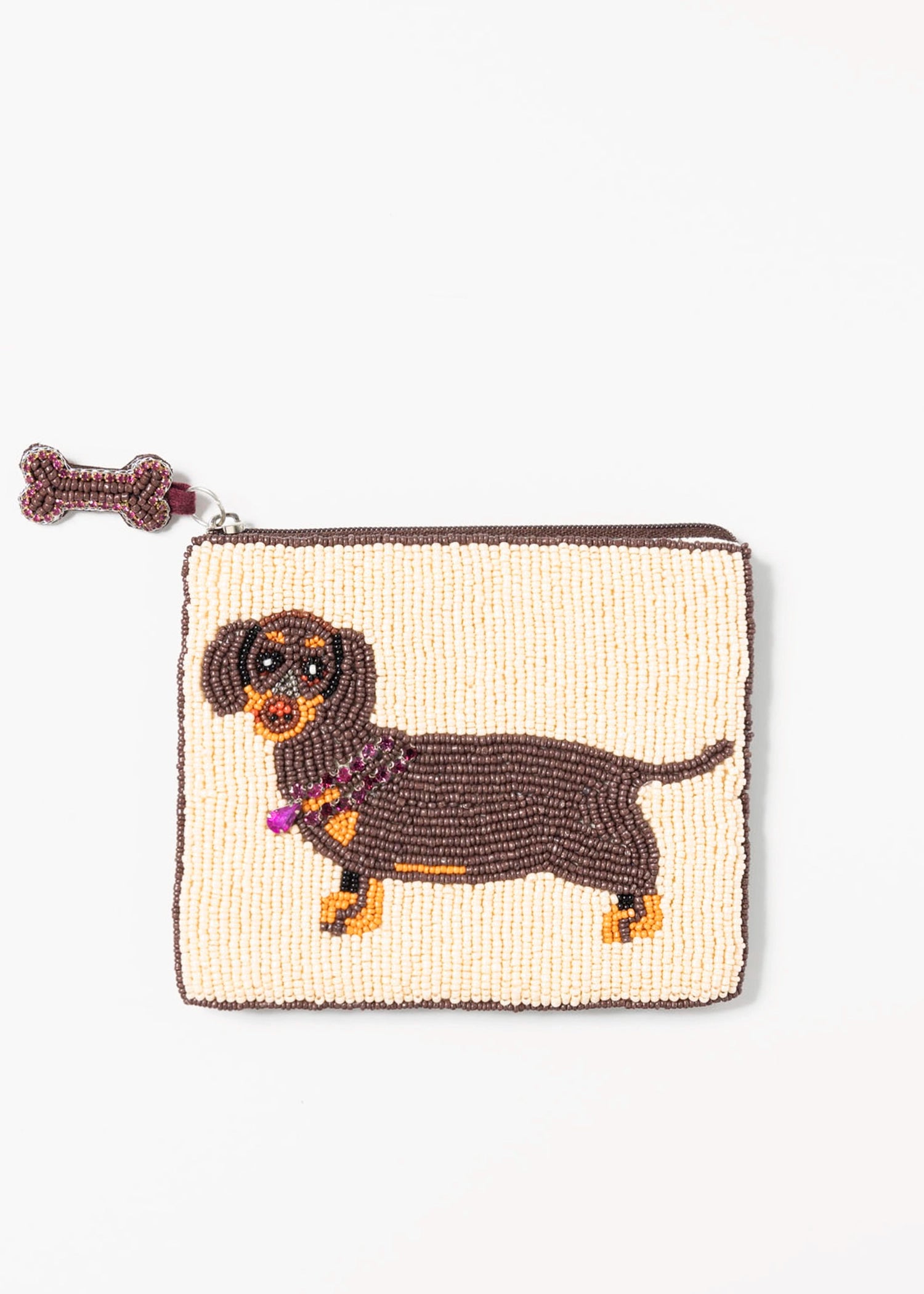 swatch_Dachsund beaded coin purse