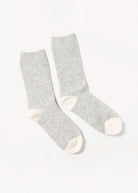 swatch_Stone/Cream wool waffle socks