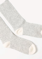 swatch_Stone/Cream wool waffle socks