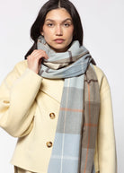 swatch_Blue Multi plaid scarf