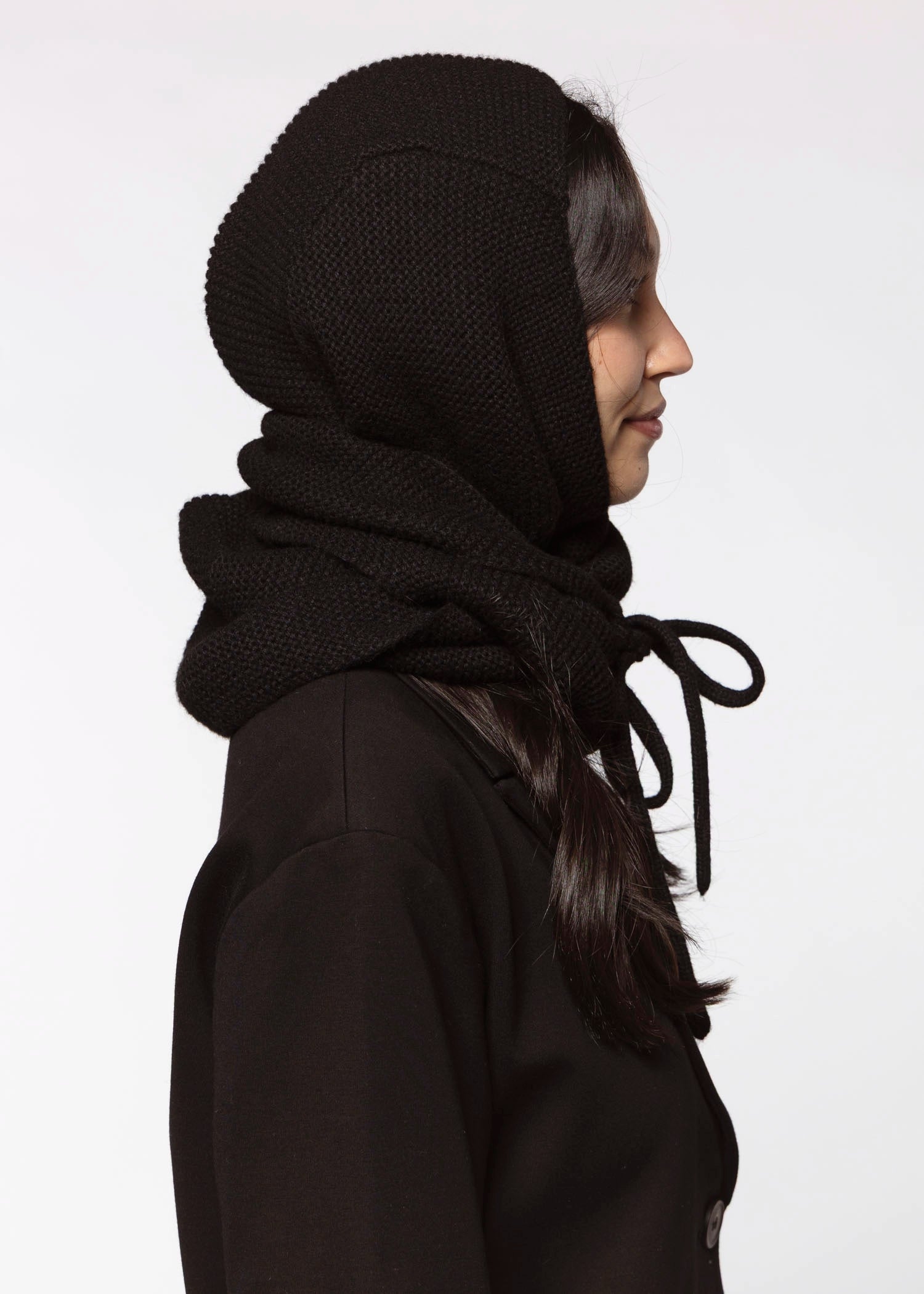 swatch_Black Hooded Scarf