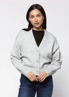 swatch_Grey Sparkle shimmer cardigan