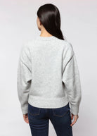 swatch_Grey Sparkle shimmer cardigan