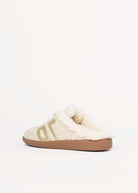 swatch_Butter/Gold shearling teddy sneaker