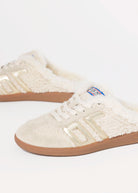 swatch_Butter/Gold shearling teddy sneaker