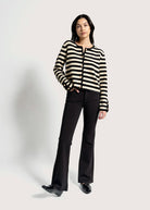 swatch_black haven high rise boot cut pant apparel