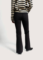 swatch_black haven high rise boot cut pant apparel