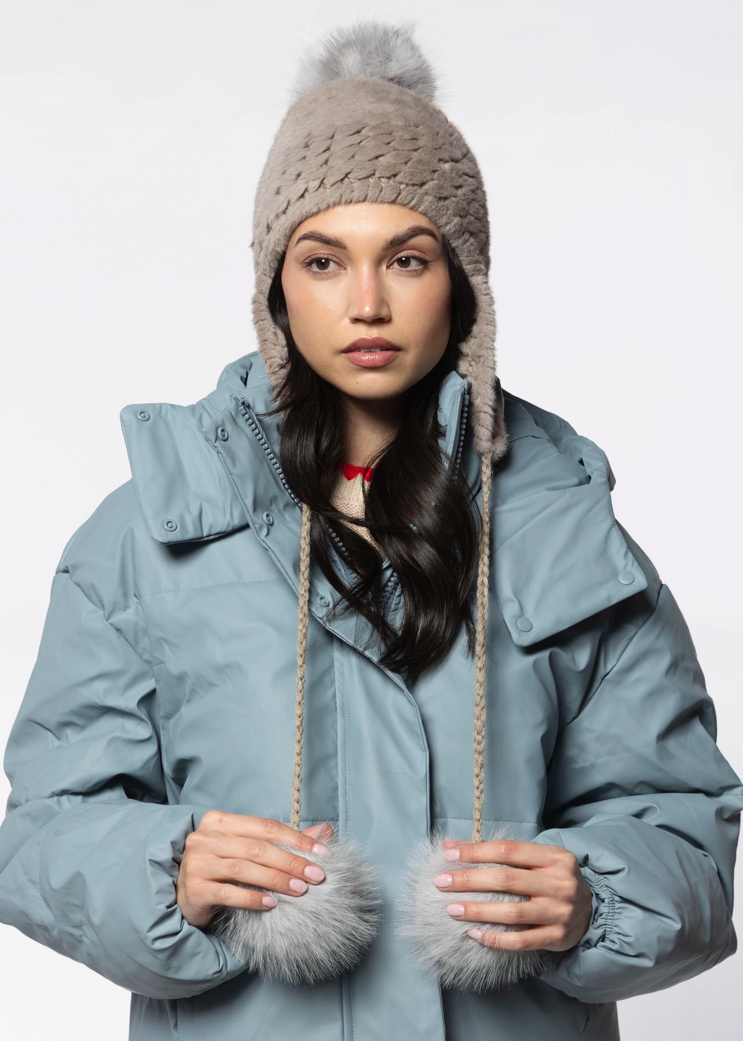 swatch_Taupe grossinger faux fur trapper hat