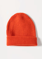 swatch_Orange cashmere blend beanie
