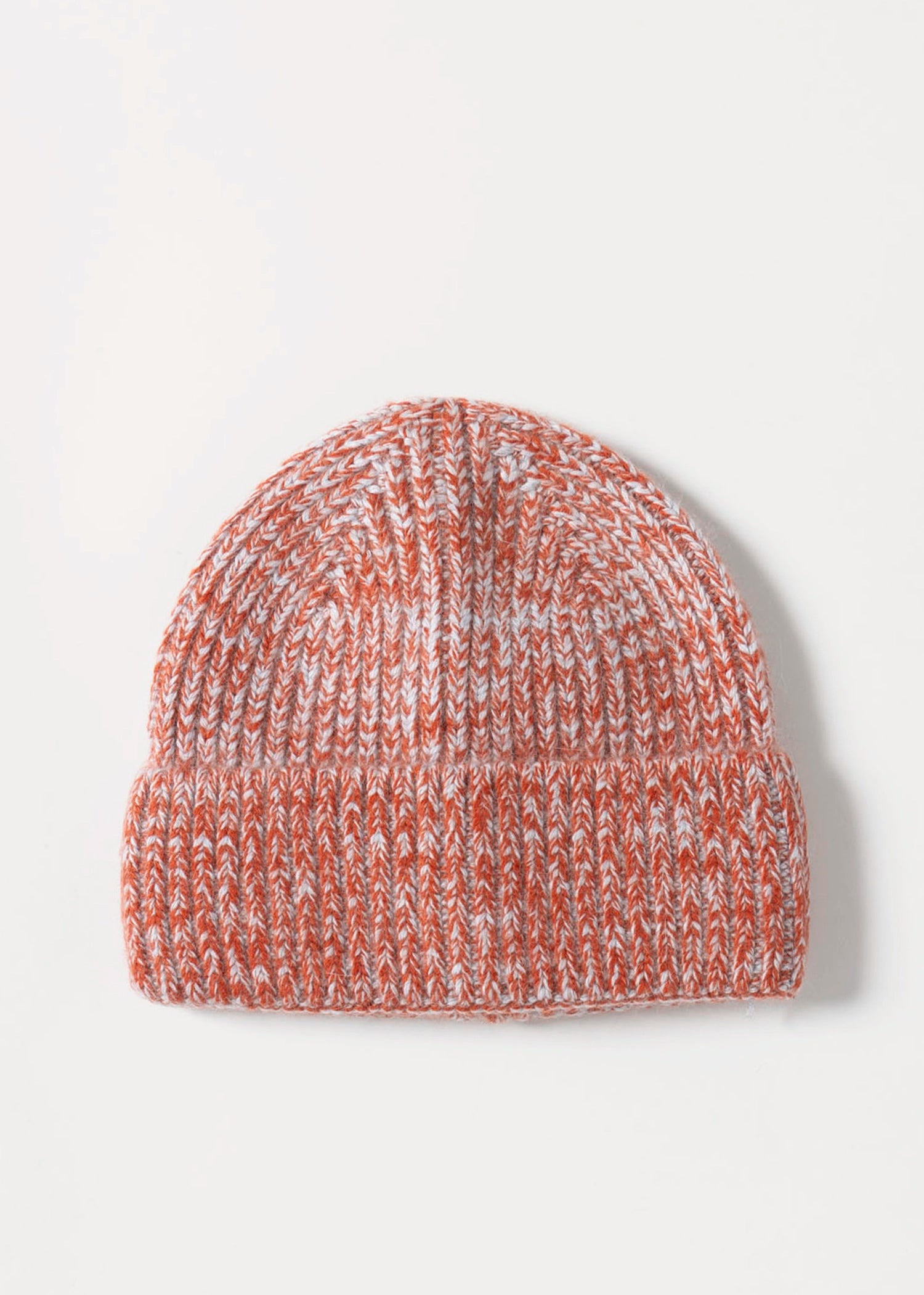 swatch_Orange cashmere marbled beanie