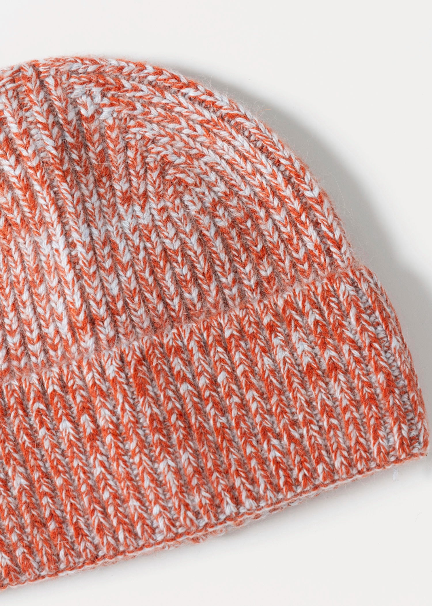 swatch_Orange cashmere marbled beanie