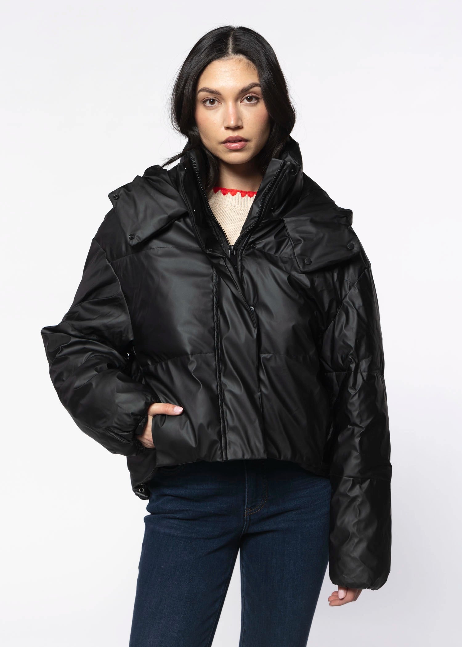 swatch_Black puffer jacket