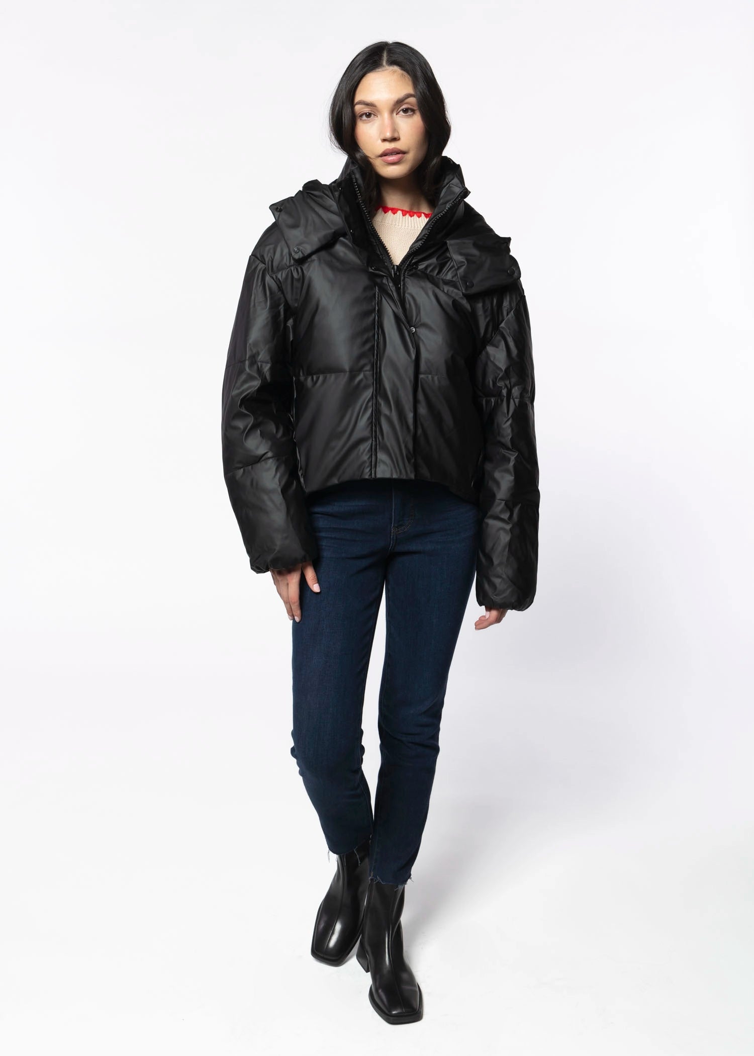swatch_Black puffer jacket