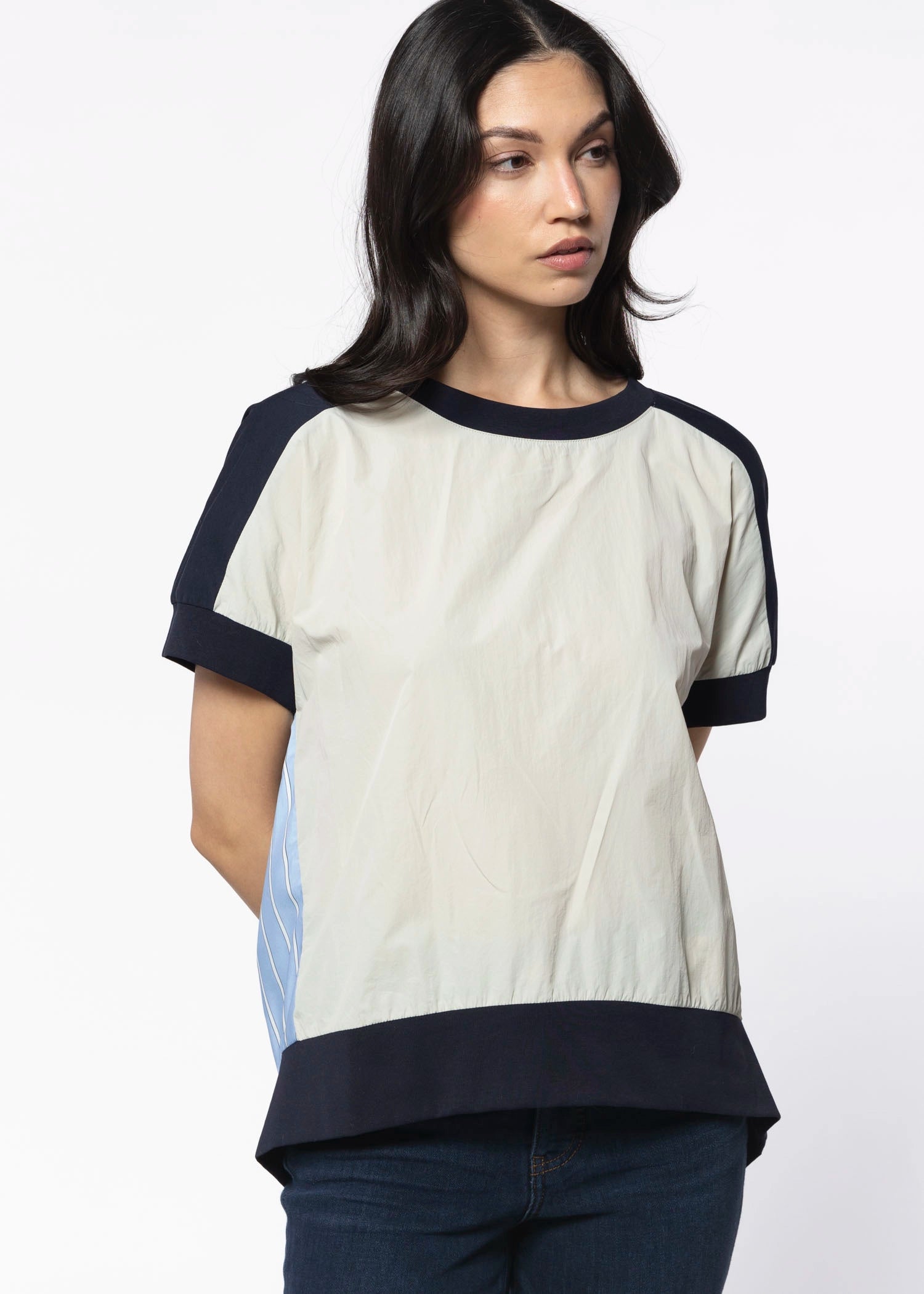 swatch_Navy/Silver joy top