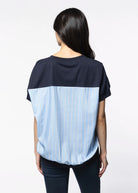 swatch_Navy/Silver joy top