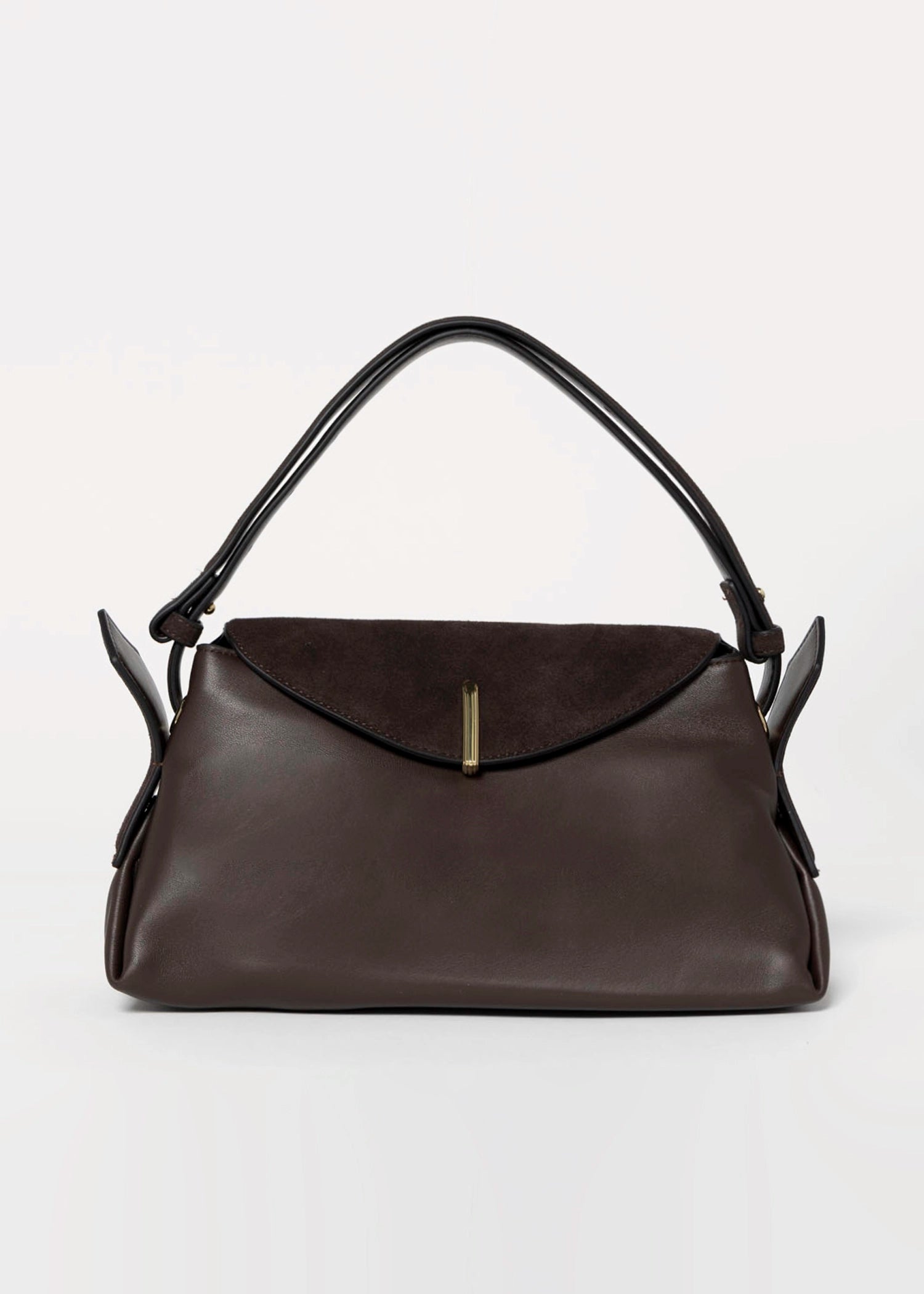 swatch_Espresso devyn leather shoulder bag