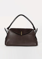 swatch_Espresso devyn leather shoulder bag