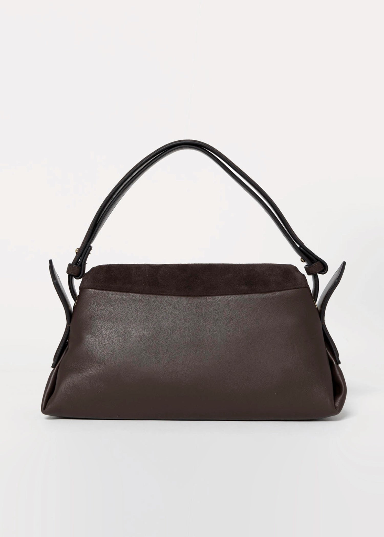 swatch_Espresso devyn leather shoulder bag