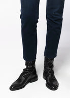 swatch_BlackLeather ankle boot