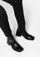 swatch_Black Leather blanca ankle boots