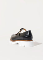 swatch_black leather olga mary jane flat shoes