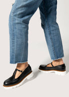 swatch_black leather olga mary jane flat shoes