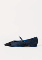 swatch_blue lauro denim flat flat shoes