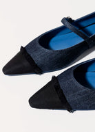 swatch_blue lauro denim flat flat shoes