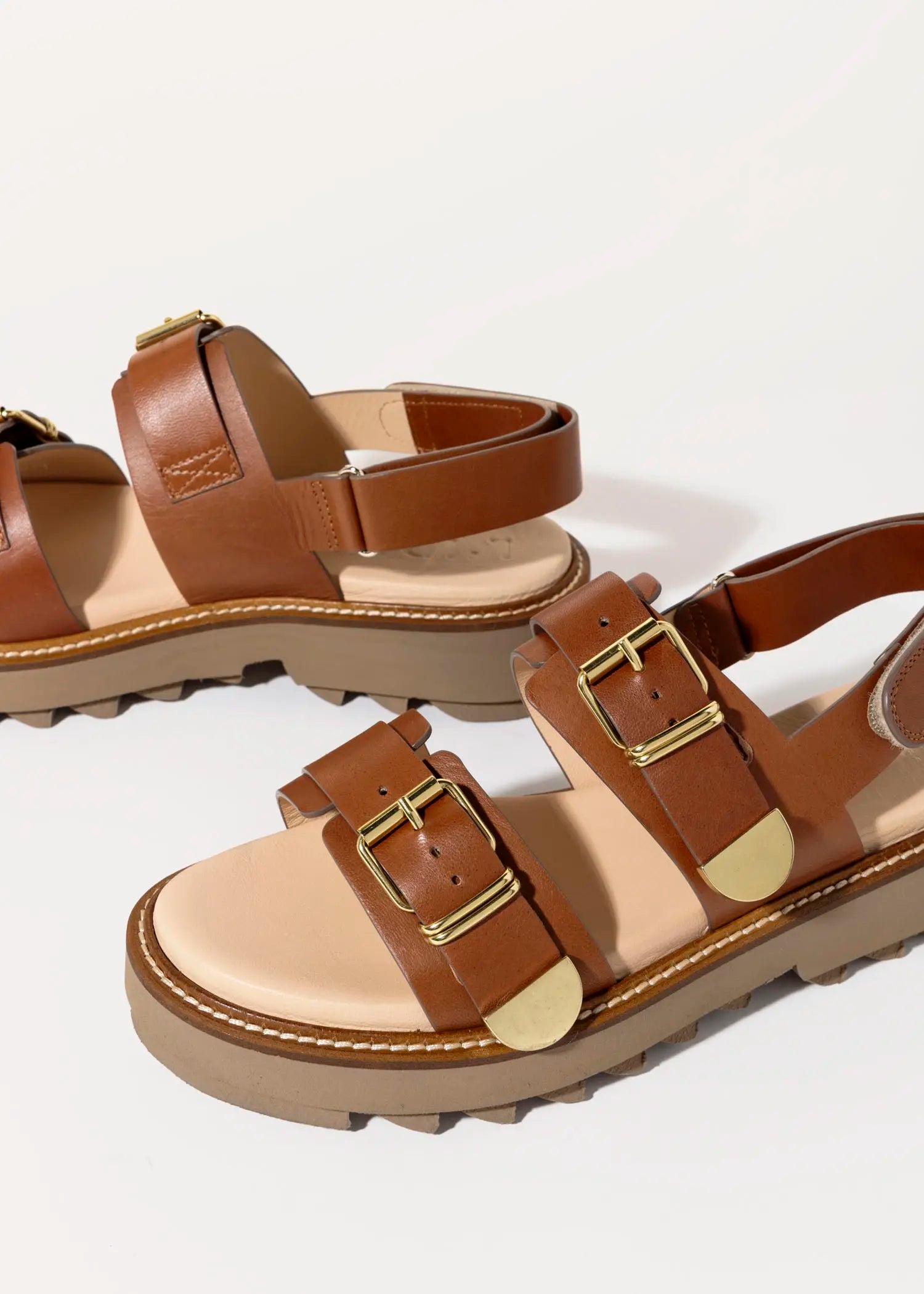 swatch_tan leather comfort leather sandal platform sandals