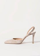 swatch_beige suede suede two piece pump heels
