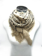 swatch_Taupe bandana scarf