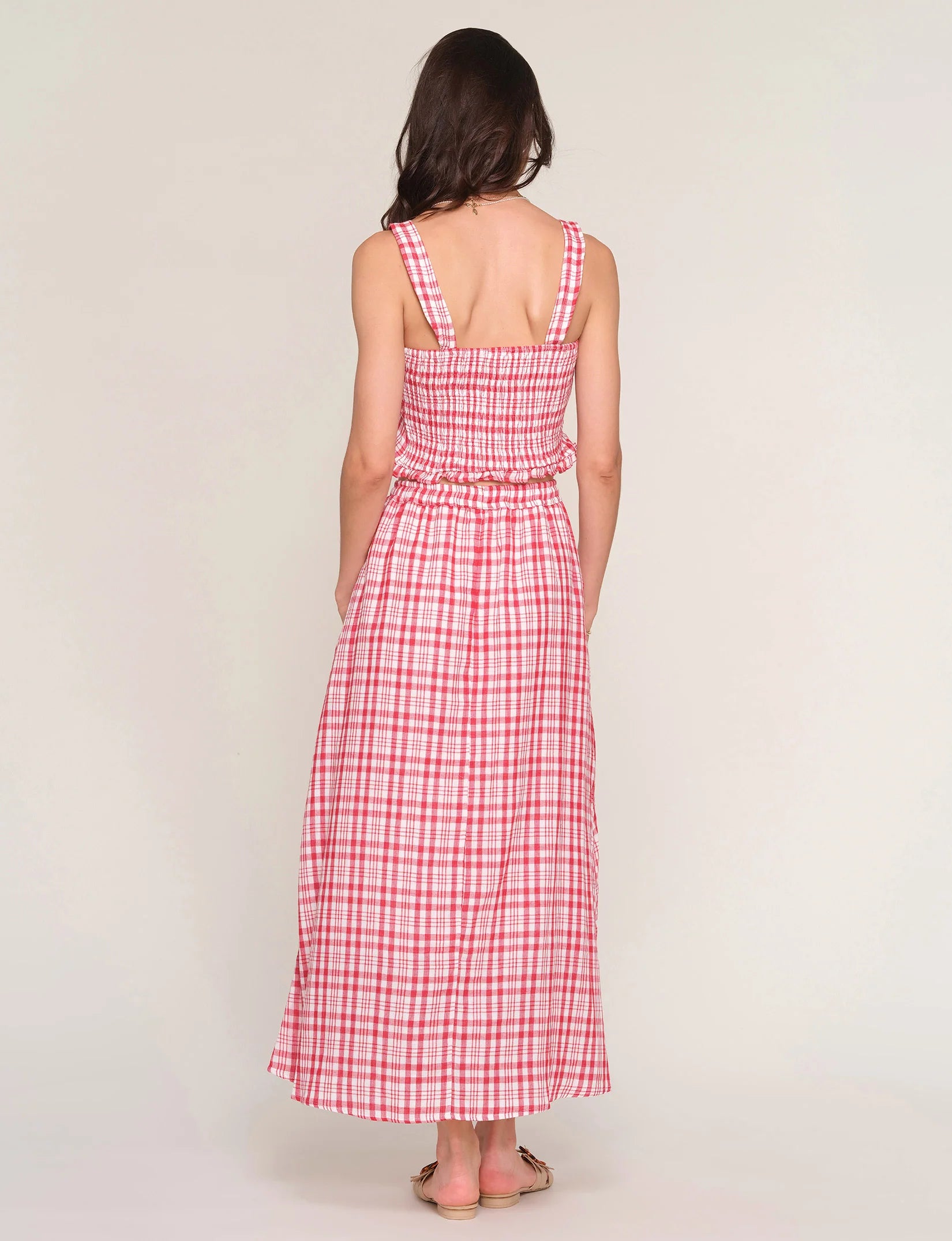 swatch_Red heartloom shawn gingham two piece set