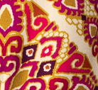 swatch_Beige mosiac print button down blouse