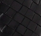 swatch_Black Leather l'idea woven mule