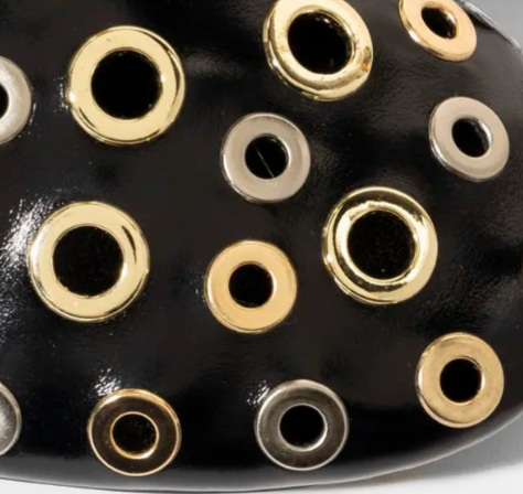 swatch_black holed flat flat shoes