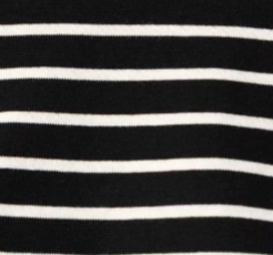 swatch_Black/White moore striped long sleeve knit tee