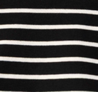 swatch_Black/White moore striped long sleeve knit tee