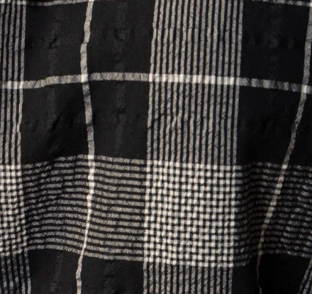 swatch_Black thml puff sleeve plaid top