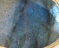 swatch_Blue/Gold labradorite earring