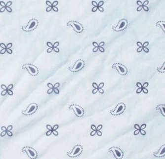 swatch_Blue cotton bandana scarf