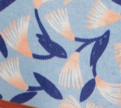 swatch_Blue pattern twilly scarf