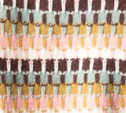 swatch_Brown  Multi thml striped short sleeve sweater