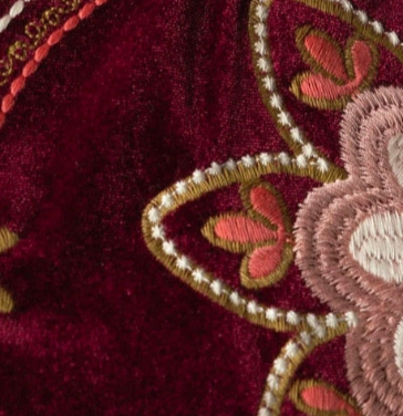 swatch_Burgundy thml velvet embroidered sleeveless blouse