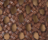 swatch_Chocolate Leather tony bianco Cheeky woven flat