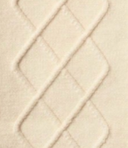 swatch_Ivory/Black cable knit sweater