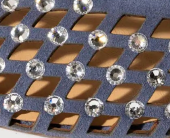 swatch_jeans suede laser cut jeweled flat flat shoes